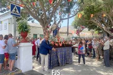 Telde rinde tributo a San Lorenzo en la capital grancanaria/Francisco Javier Santana.
